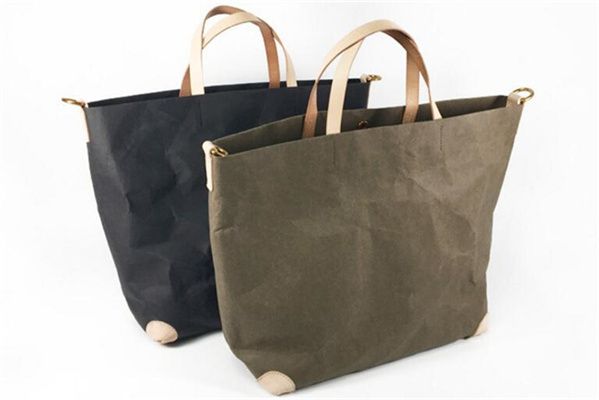 washable kraft paper tote bag/shopping bag MZK05007