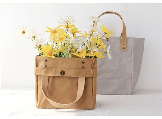 washable kraft paper handbag