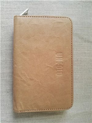 washable kraft paper zipper bag MZK08206
