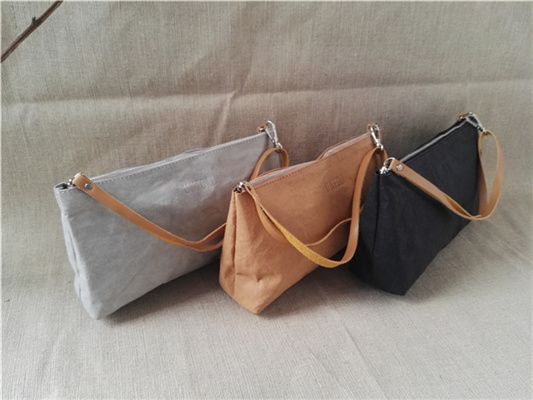 washable kraft paper cosmetic bag MZK08302