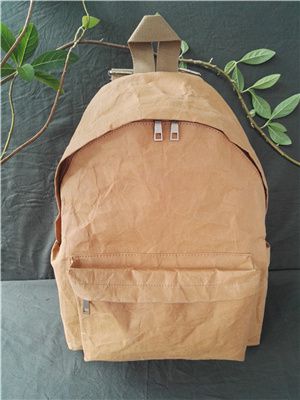 washable kraft paper backpack MZK18201