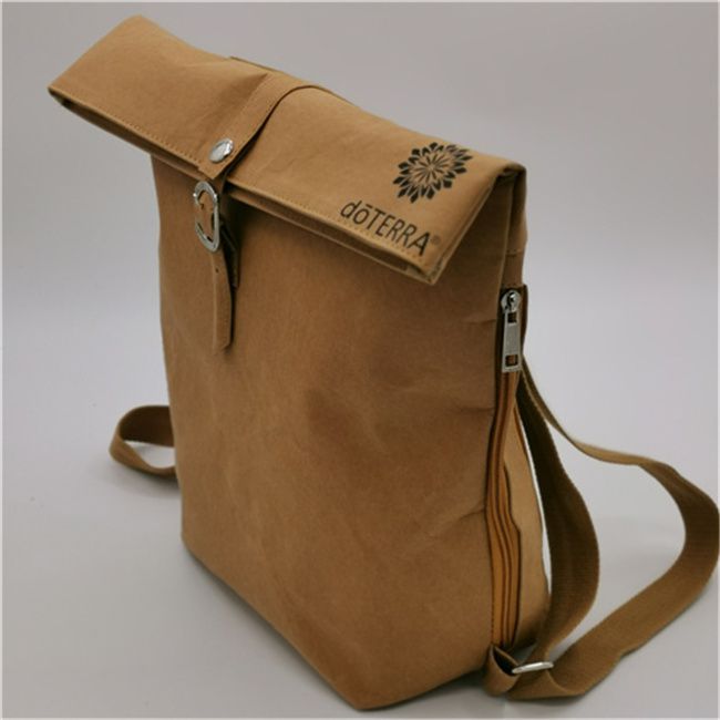 washable kraft paper backpack MZK18207