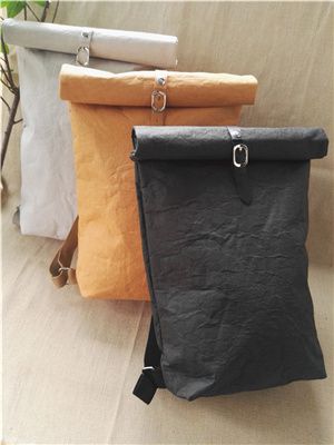 washable kraft paper backpack MZK18214