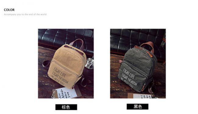 washable kraft paper backpack MZK18216
