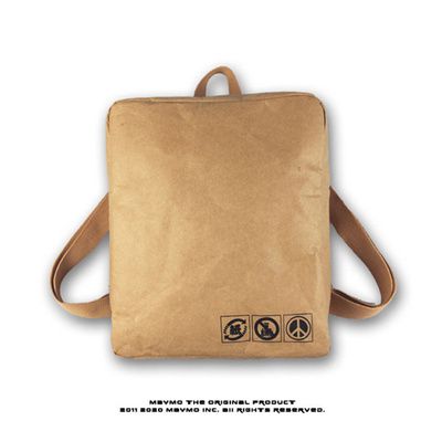 washable kraft paper backpack MZK18217