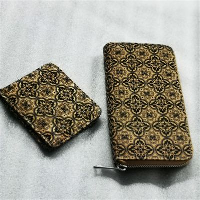 vegan cork zipper wallet MZC08132