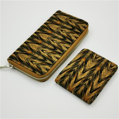 vegan cork zipper wallet MZC08134